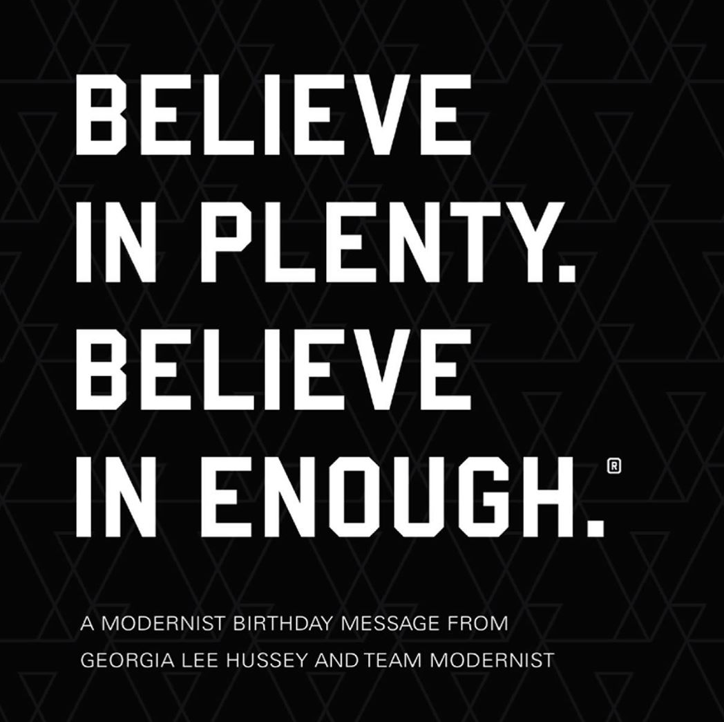 Happy Birthday Modernist!