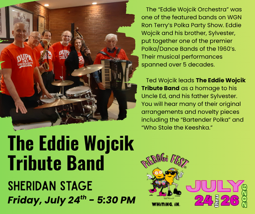 Eddie Wojcik Tribute Band bio