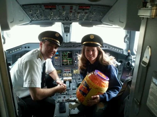 Sharing the Cheese Ball Story in the Cockpit
