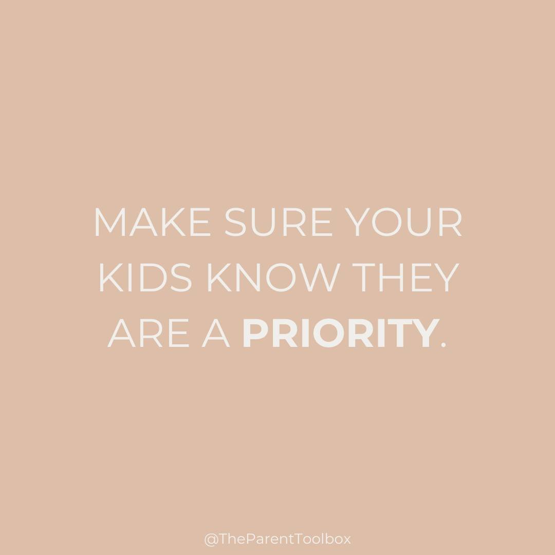 You might think your kids undoubtedly know they're your top priority. You work tirelessly, juggle life's demands, and do it all to give them a wonderful life. But remember, from their perspective, it might look like you're always busy or too caught u