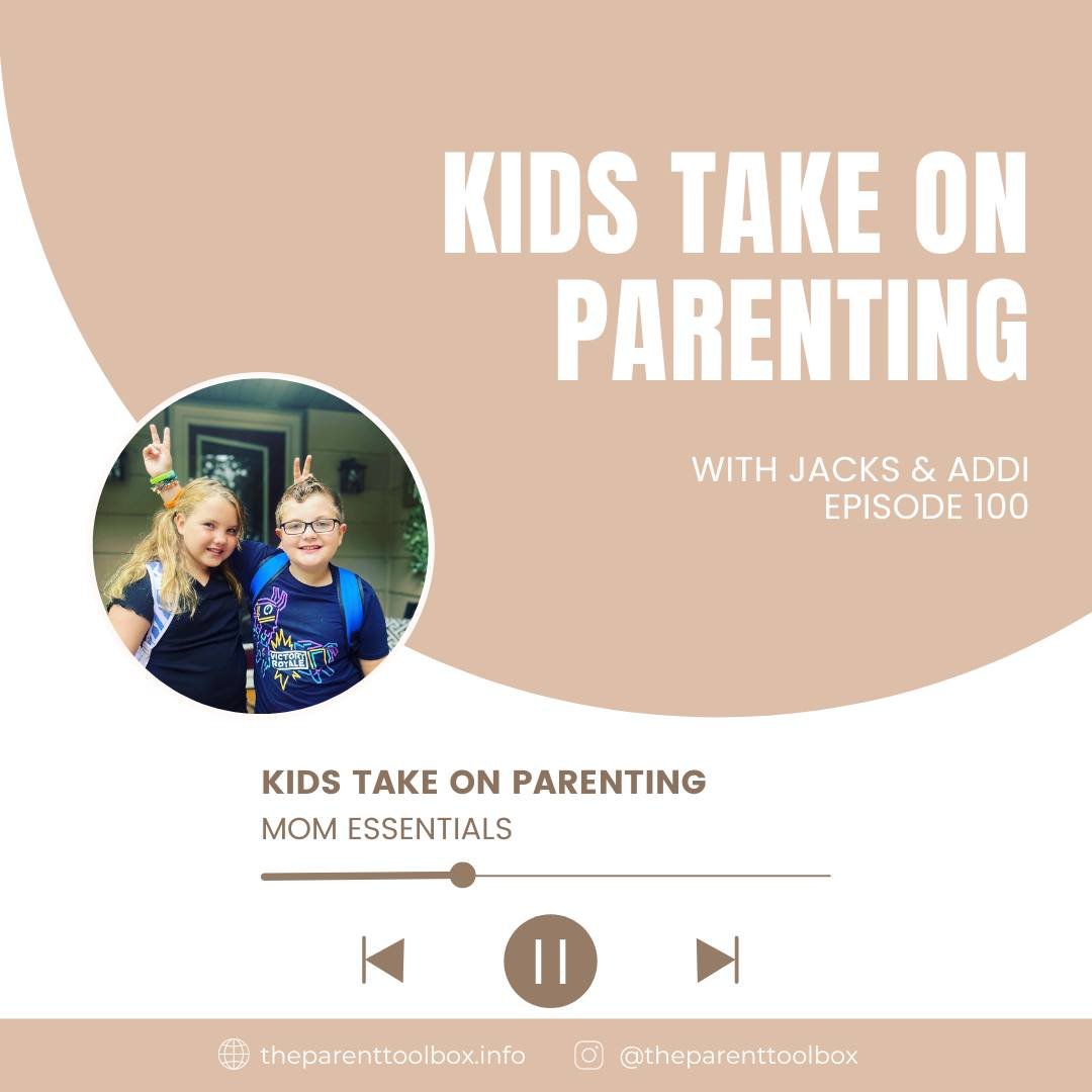 Have you listened to my 100th episode of &quot;Mom Essentials&quot; yet? 

Don&rsquo;t miss this unique chance to hear directly from my twins about their experiences with our new approach to parenting. And they don't hold back. 😉 

 Tune in today! 
