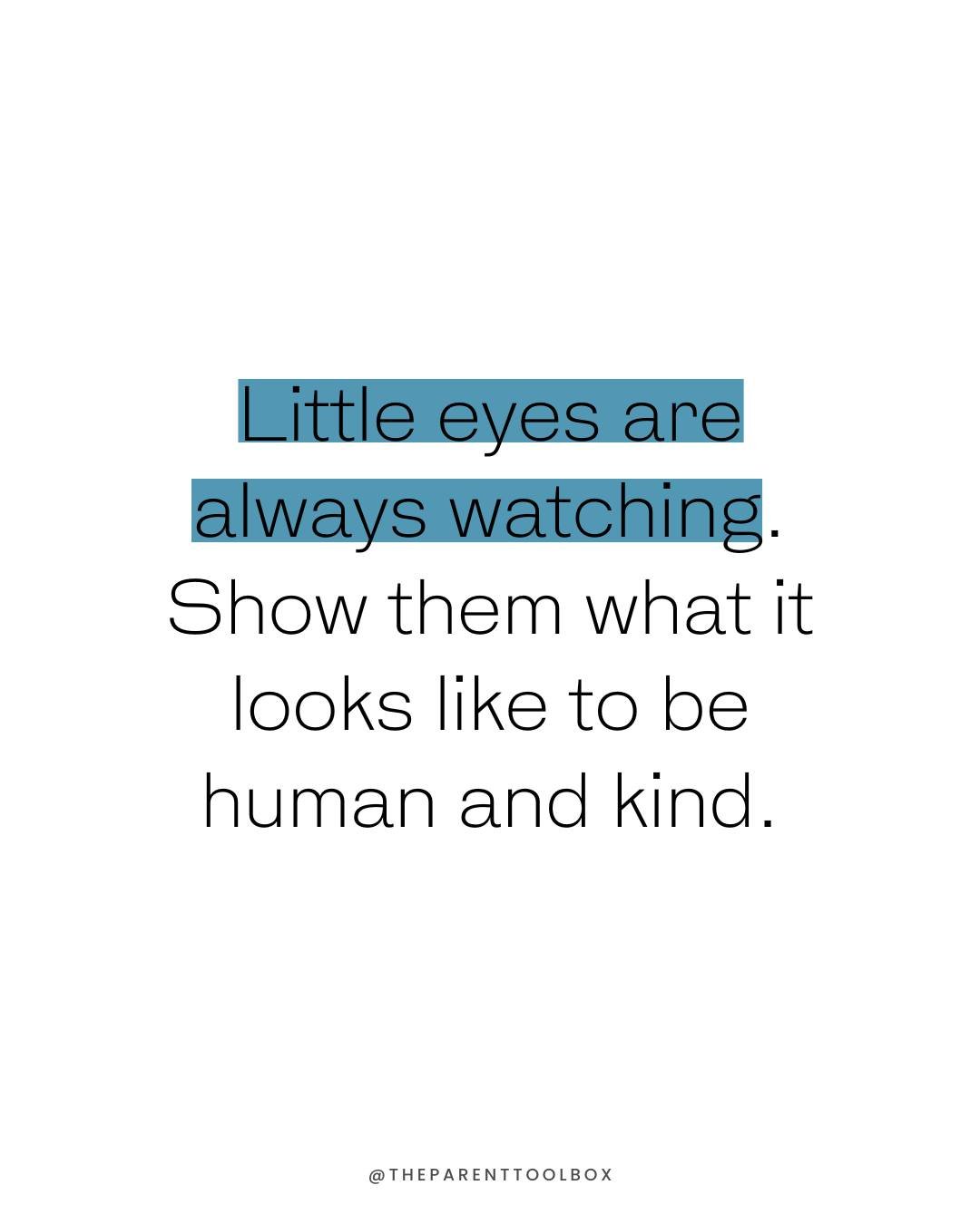 Our kids are watching us... even when we don't want them, too. 😆 

Our kids don&rsquo;t need us to be perfect- in fact, they don't want us to be perfect... they just want us! 

But what they do need is to see how we handle mistakes, repair relations