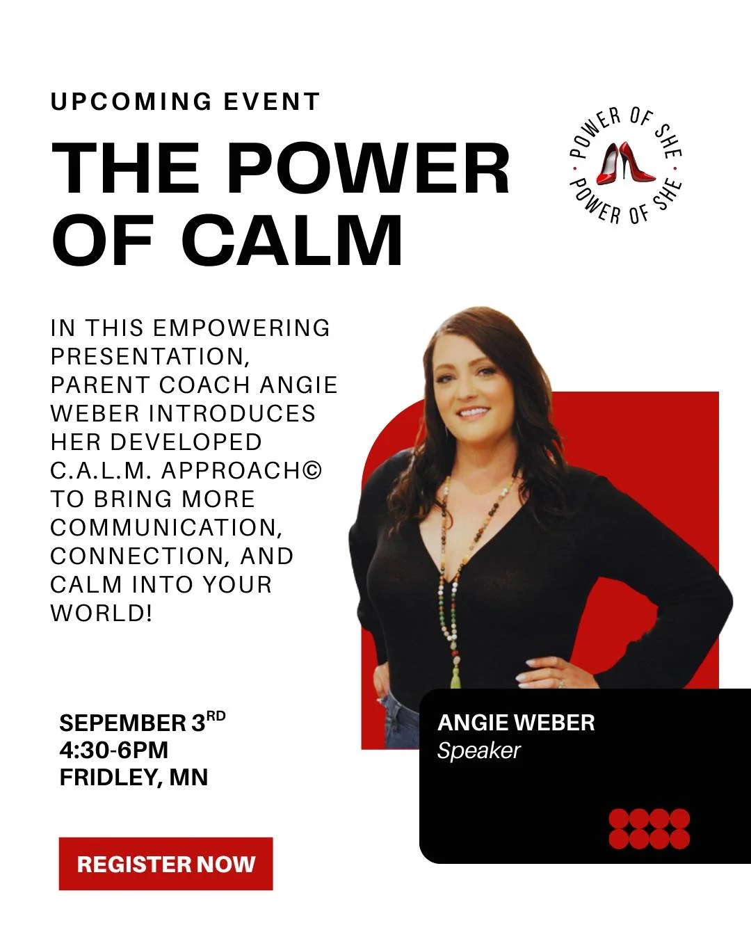 Minnesota women business owners, I would LOVE to see you at the upcoming @poshe_powerofshe event in September! 

I will be sharing concepts from my C.A.L.M. Approach&copy; on how to reduce the chaos and bring more calm into every aspect of your life.