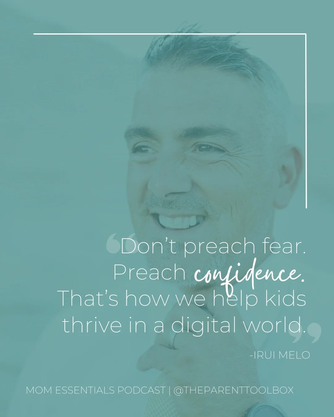 This shift in mindset is everything. 🧠 

Instead of scare tactics, let&rsquo;s teach our kids how to lead in the world they live in! 💪 

🎧 Hear more on this from Iuri T. Melo on Mom Essentials Ep 156: https://theparenttoolbox.info/podcast