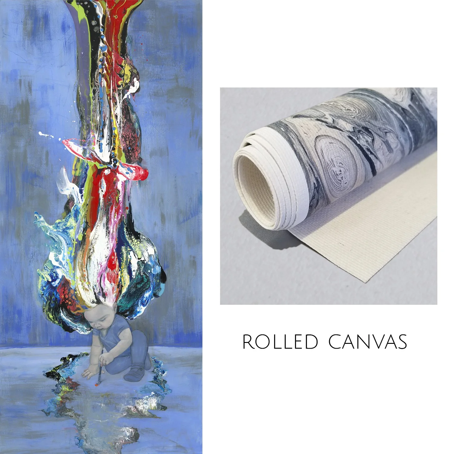 Circuit Complete - rolled canvas print