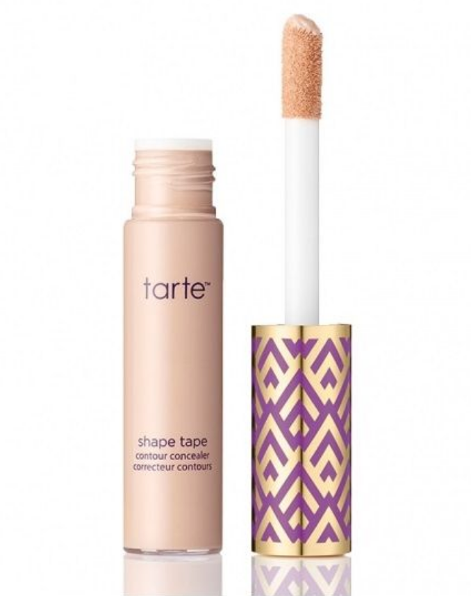 Tarte Shape Tape (Color : Light) - Apply a small amount under eye. Blend with Beauty Blender under eye and top of cheek bone. Apply from outside corner of eye to outside end of eyebrow to create a cleaner look for your eye shadow.