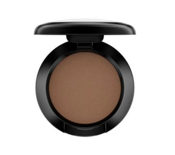 MAC Espresso - I use this on my lids and as my brow filler. I find a smaller eye shadow brush and apply on my brows lightly, building up where it needs to be. This creates a more naturally full look instead of a penciled on look.