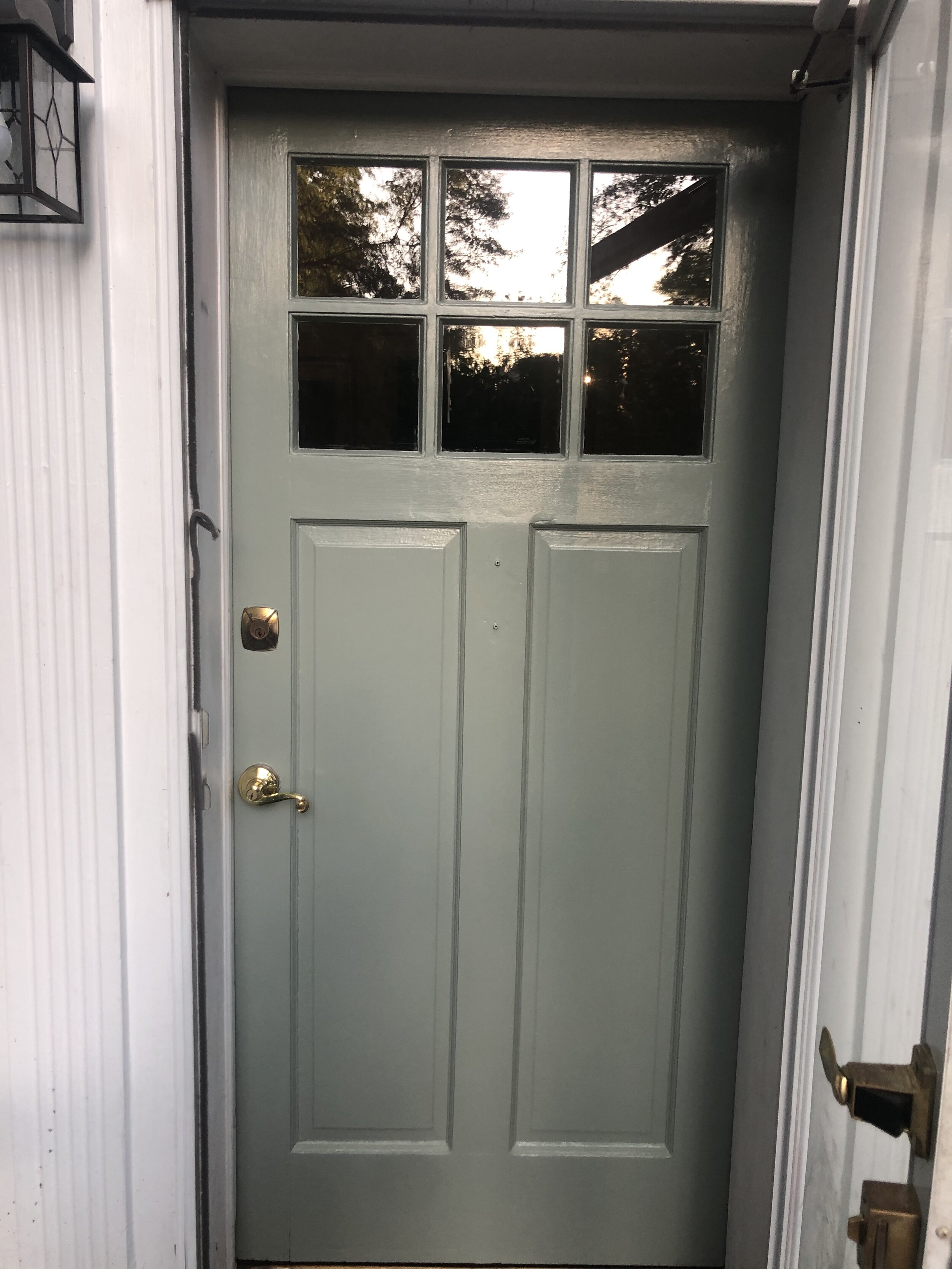 Front Door Makeover! (Using only paint!) — Scola House