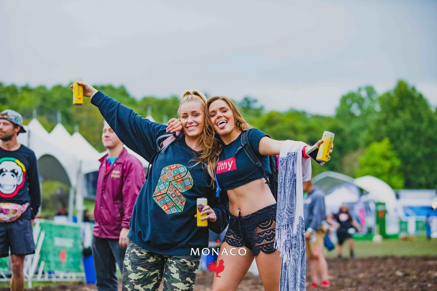 Festival patrons enjoying Monaco Tropic Rush at Dancefestopia 2018