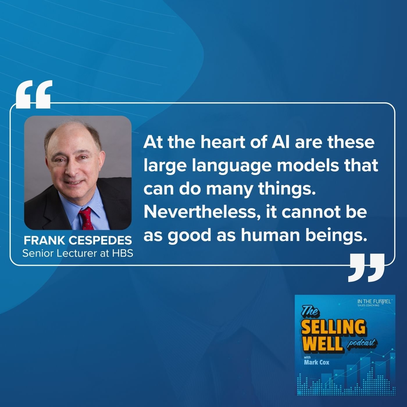 The Selling Well Podcast | Frank Cespedes | Sales Management