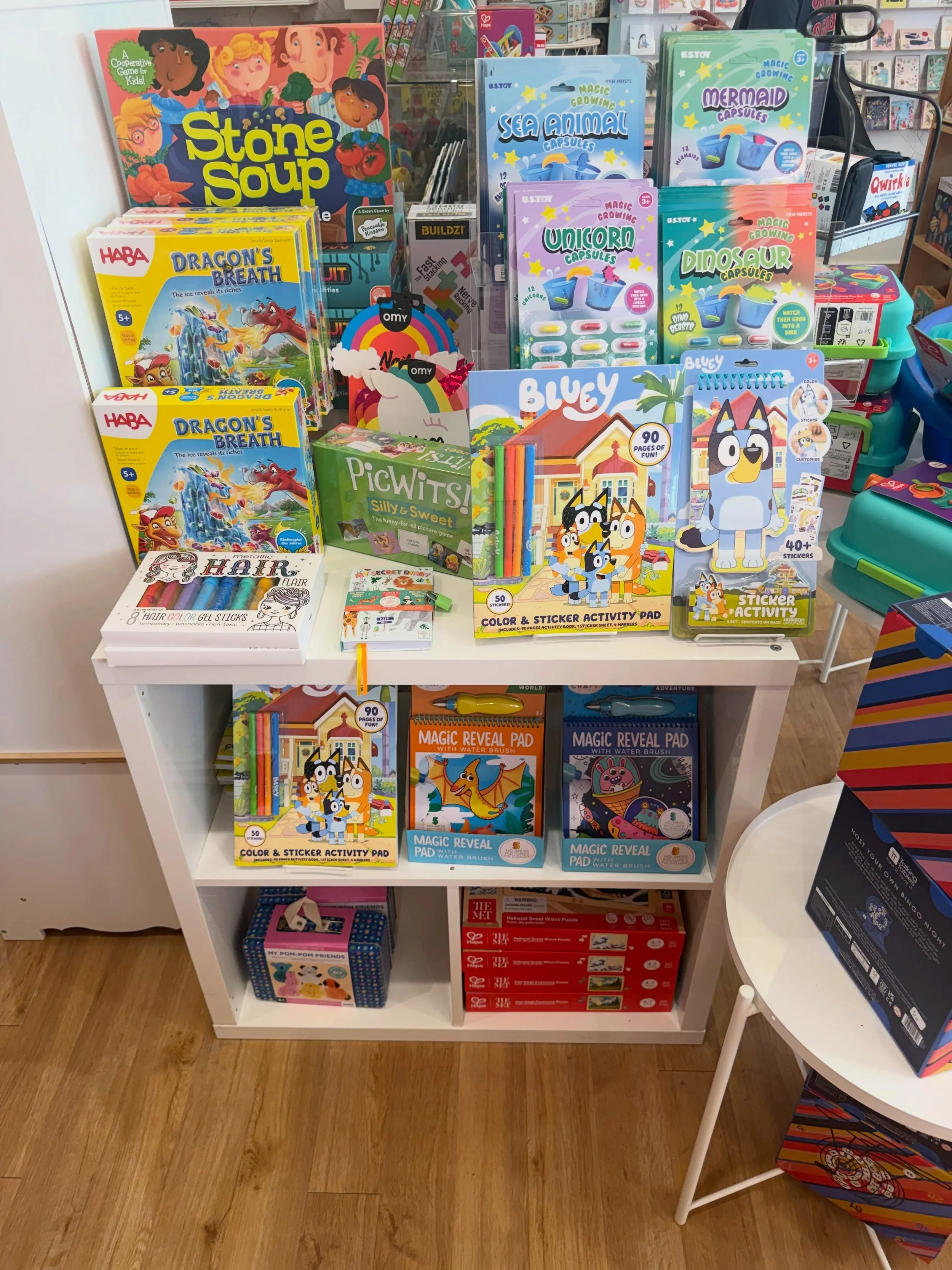 Looking for a fun gift for a little one in your life?! We&rsquo;ve got lots of toys (educational 😉), books and crafts to choose from! ✨Here until 6 today!✨ #uptown #eastowngr #Eastown #shopsmallshoplocal #grandrapids grmichigan