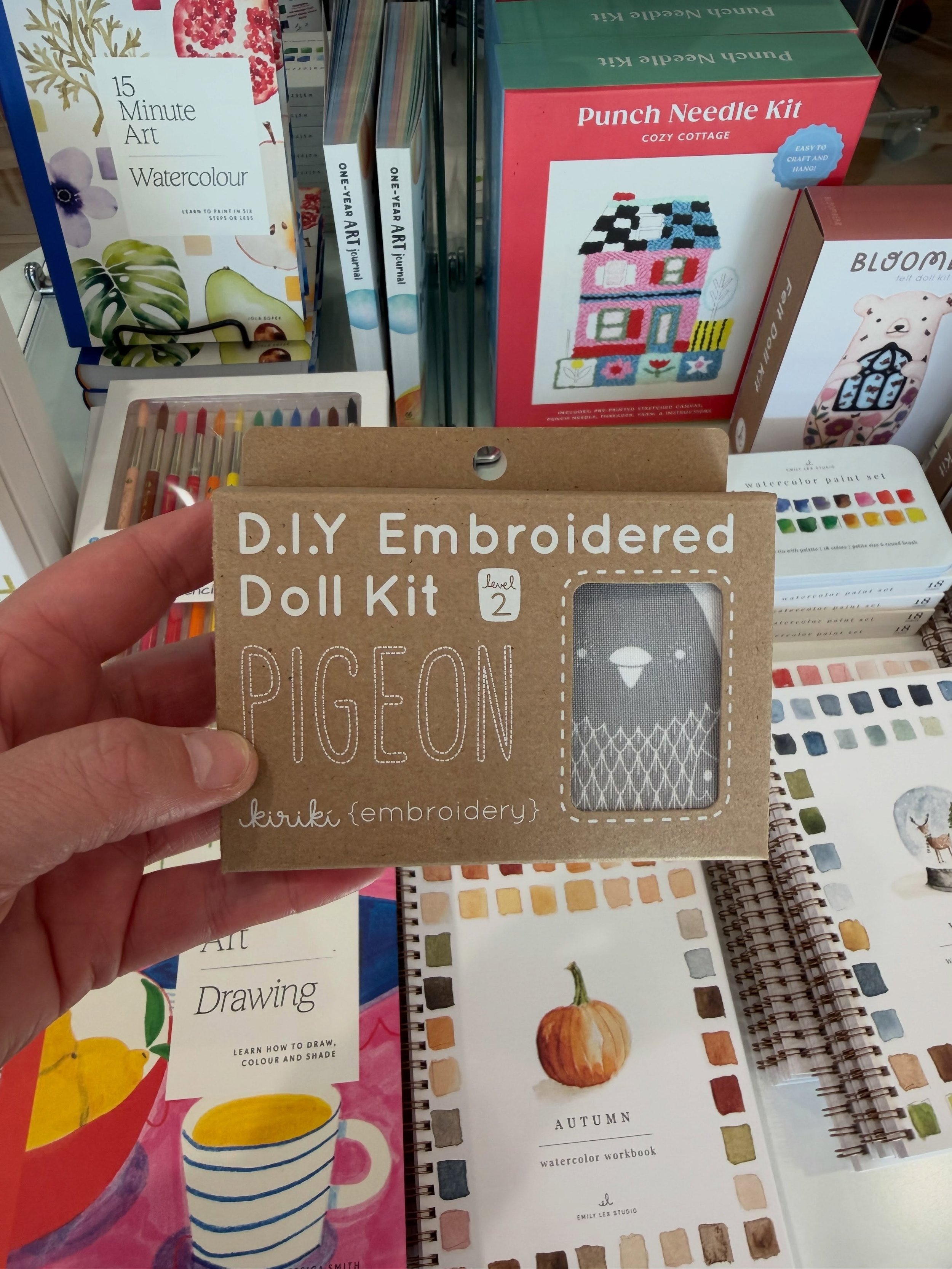 Christmas will be here before we know it! 🎄Have you started your shopping yet?! These embroidery kits make the perfect stocking stuffers or a cute little gift for a friend! Stop by and pick one up! We&rsquo;re here until 5 today! 🎅🏾 #eastowngr #up