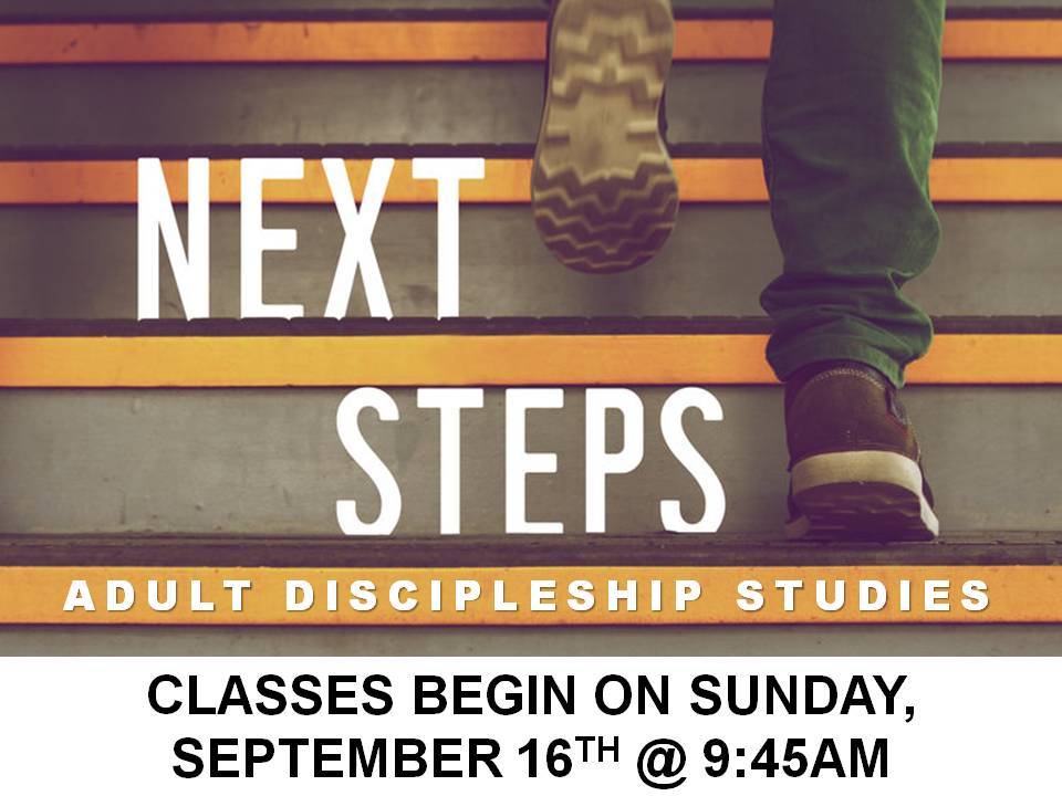 Next Steps Adult Discipleship Class
