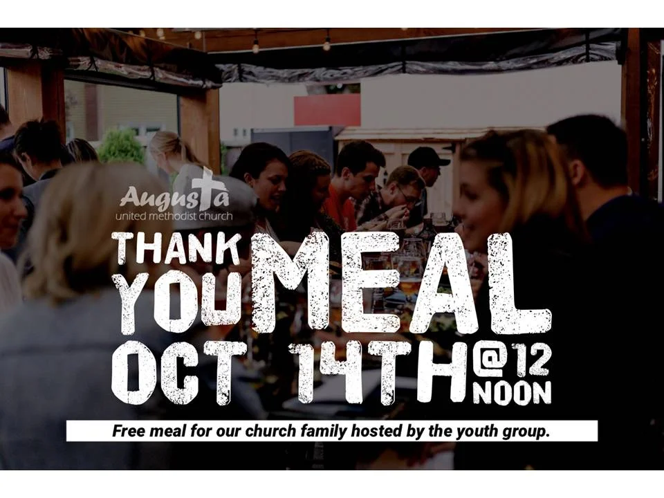 Youth THANK YOU Meal