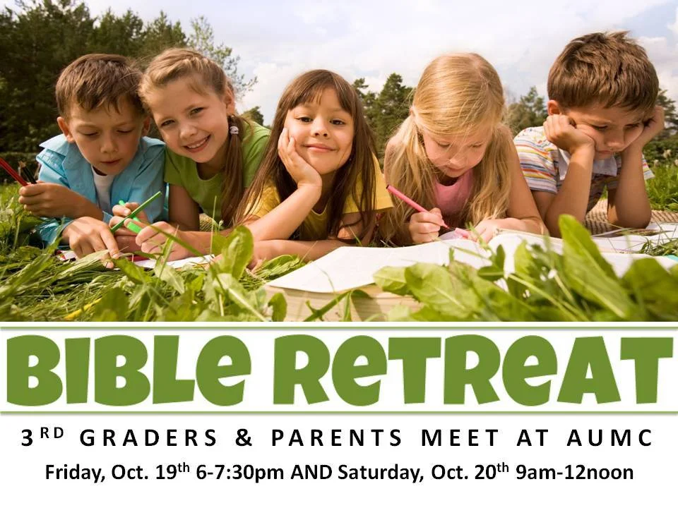 FRIDAY 3rd Grade Bible Retreat