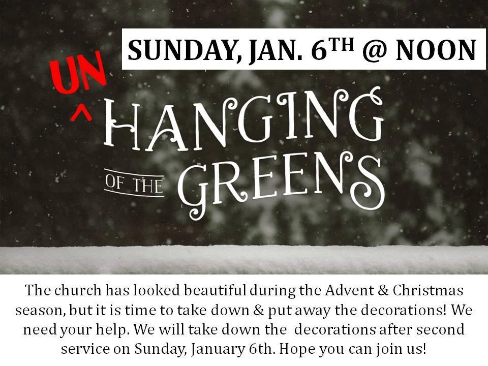 UNhanging of the Greens