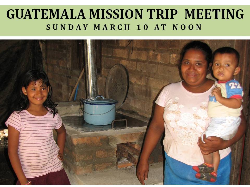 Guatemala Mission Trip  Meeting