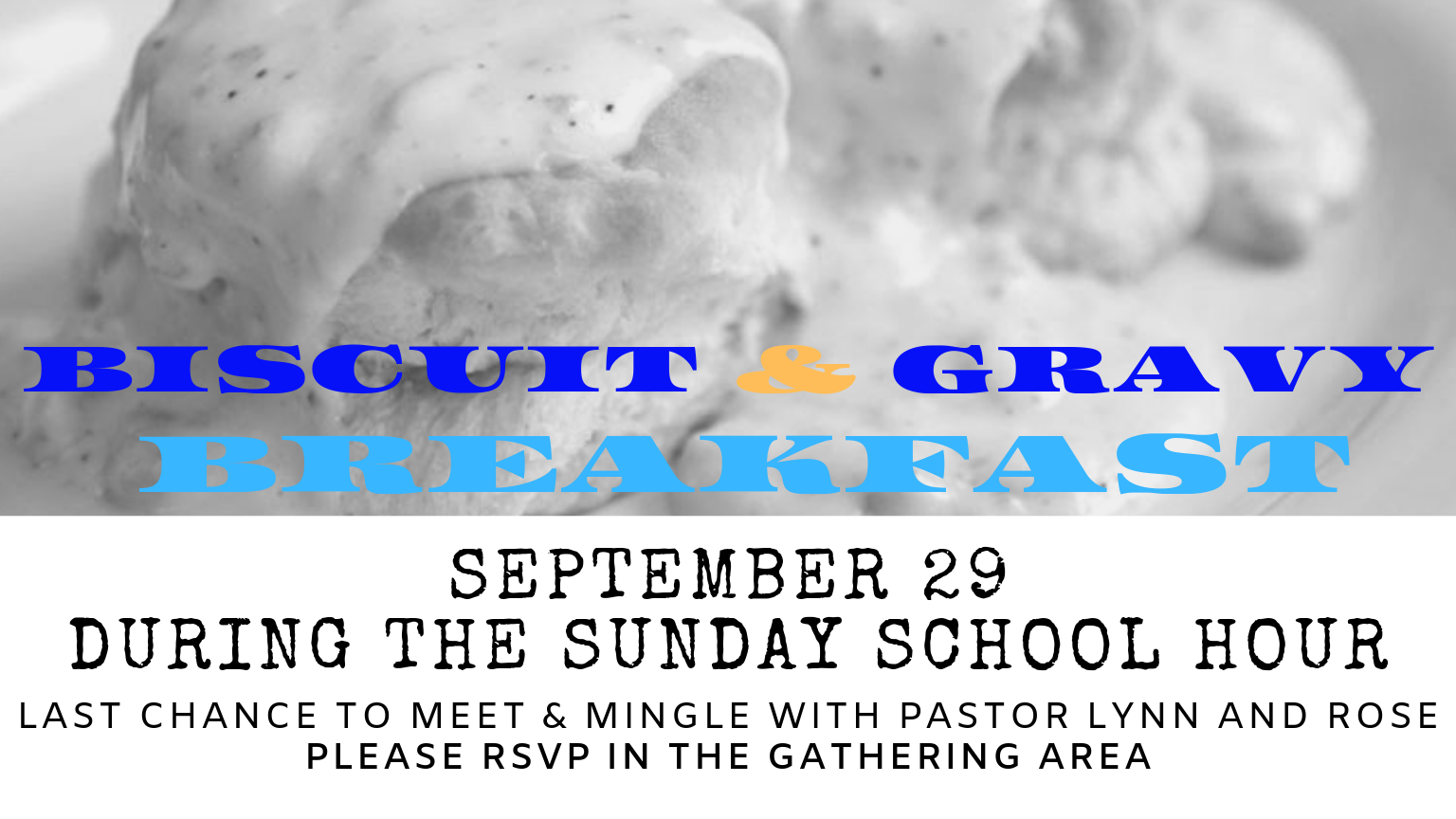 Biscuits &amp; Gravy Breakfast