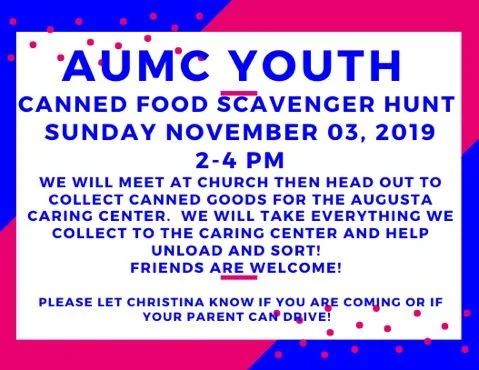 AUMC Youth Scavenger Hunt