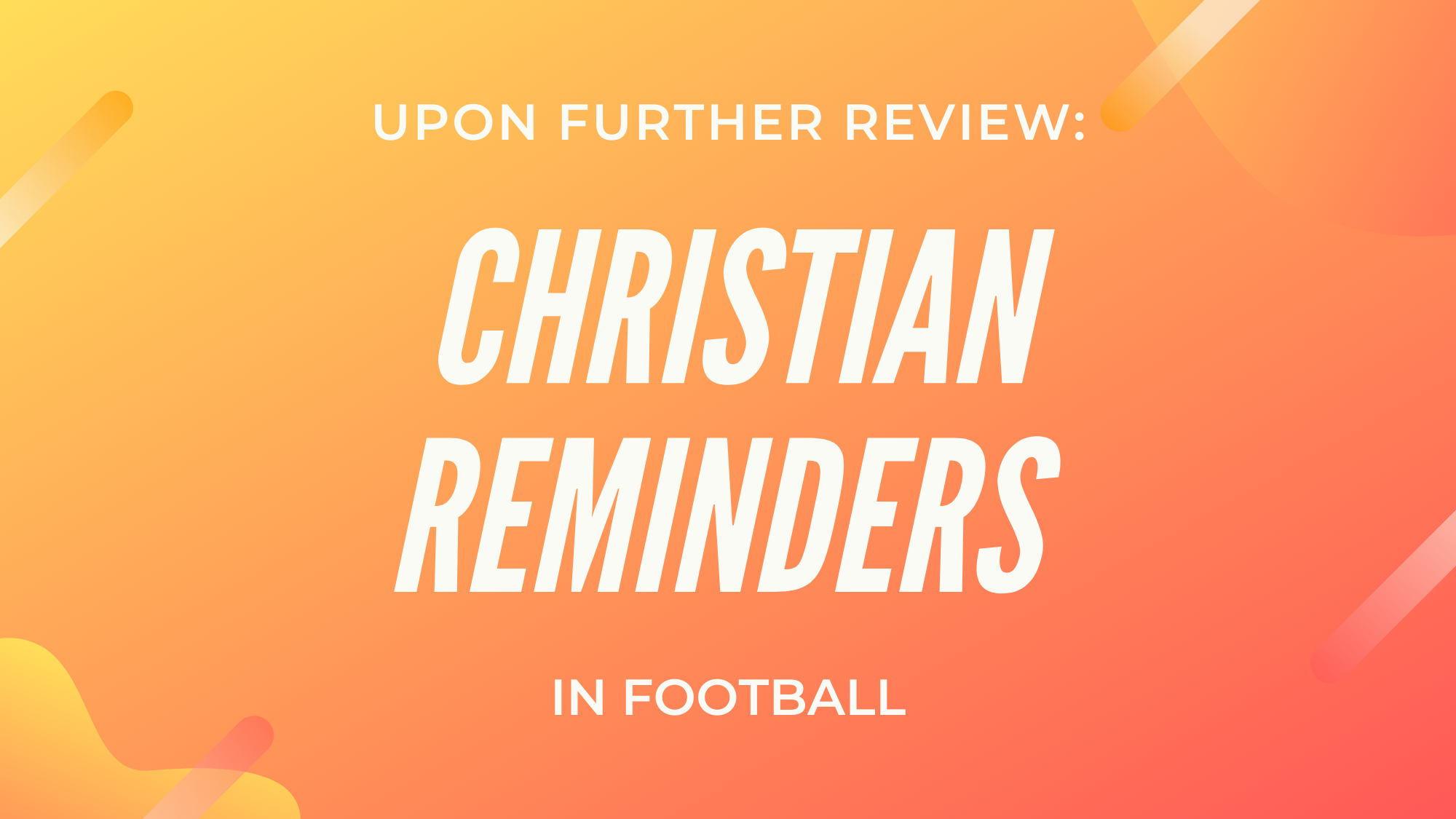 Chiefs Sermon