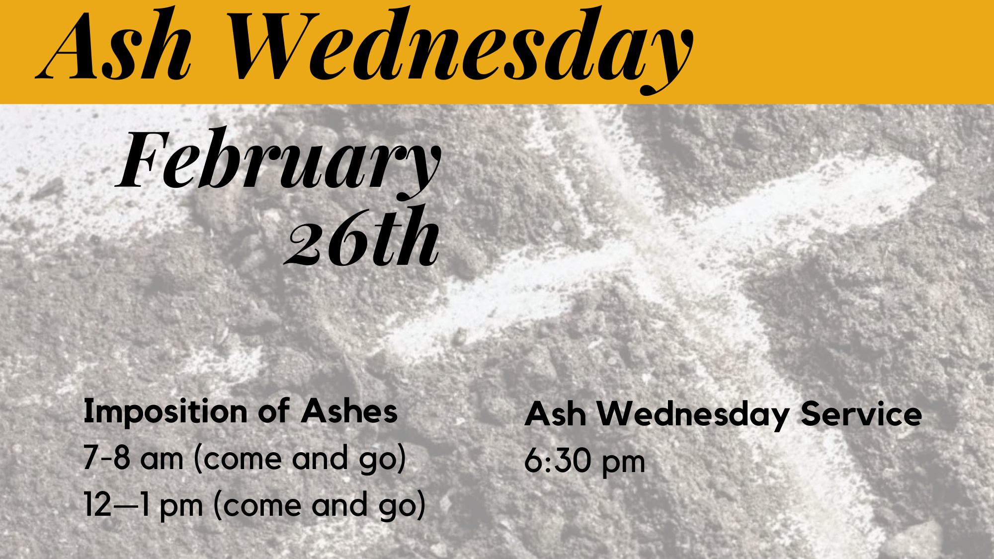 Ash Wednesday