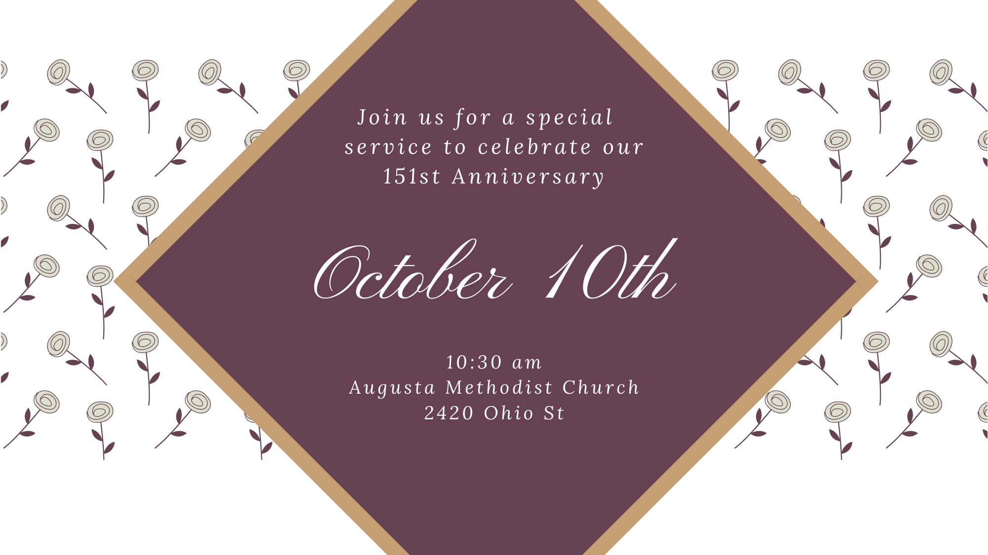 Special 151st Anniversary Service
