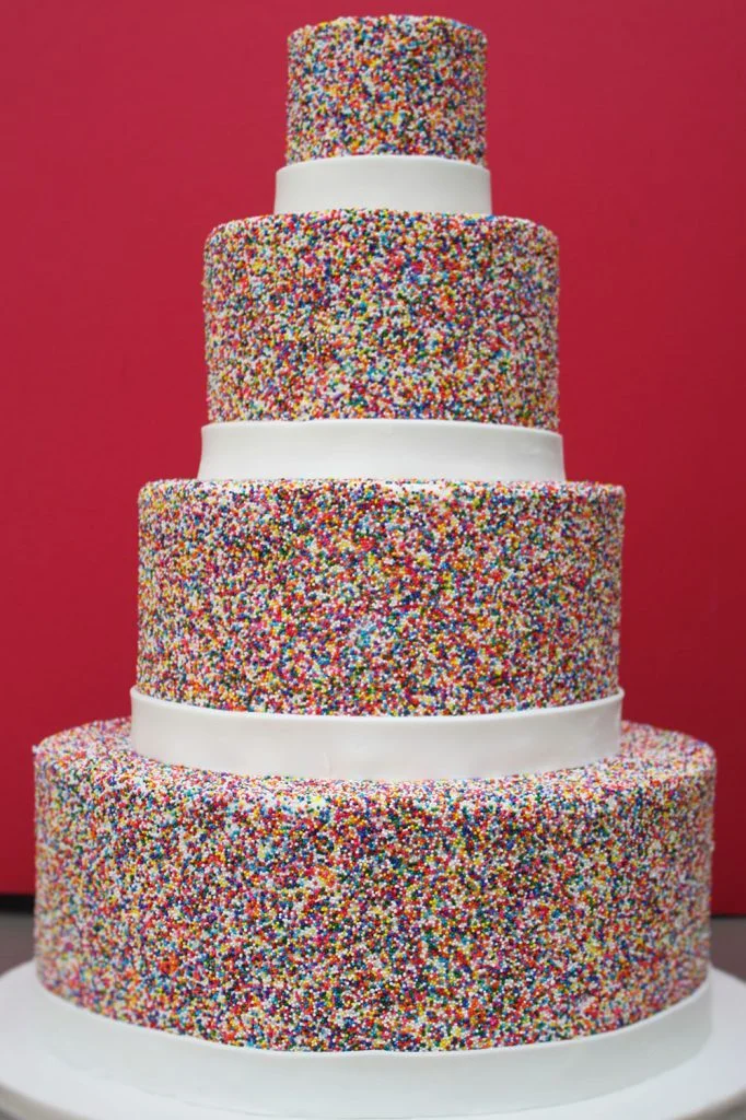 Sprinkle Wedding Cake