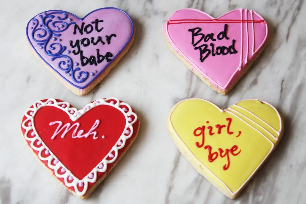 Anti-Valentines Cookie