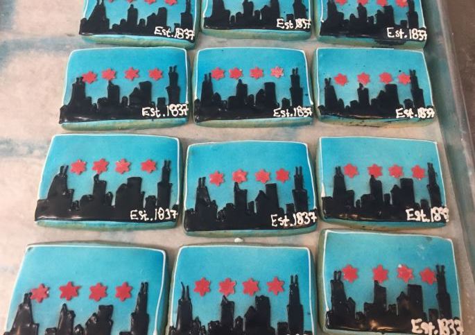 Chicago Skyline Cookie