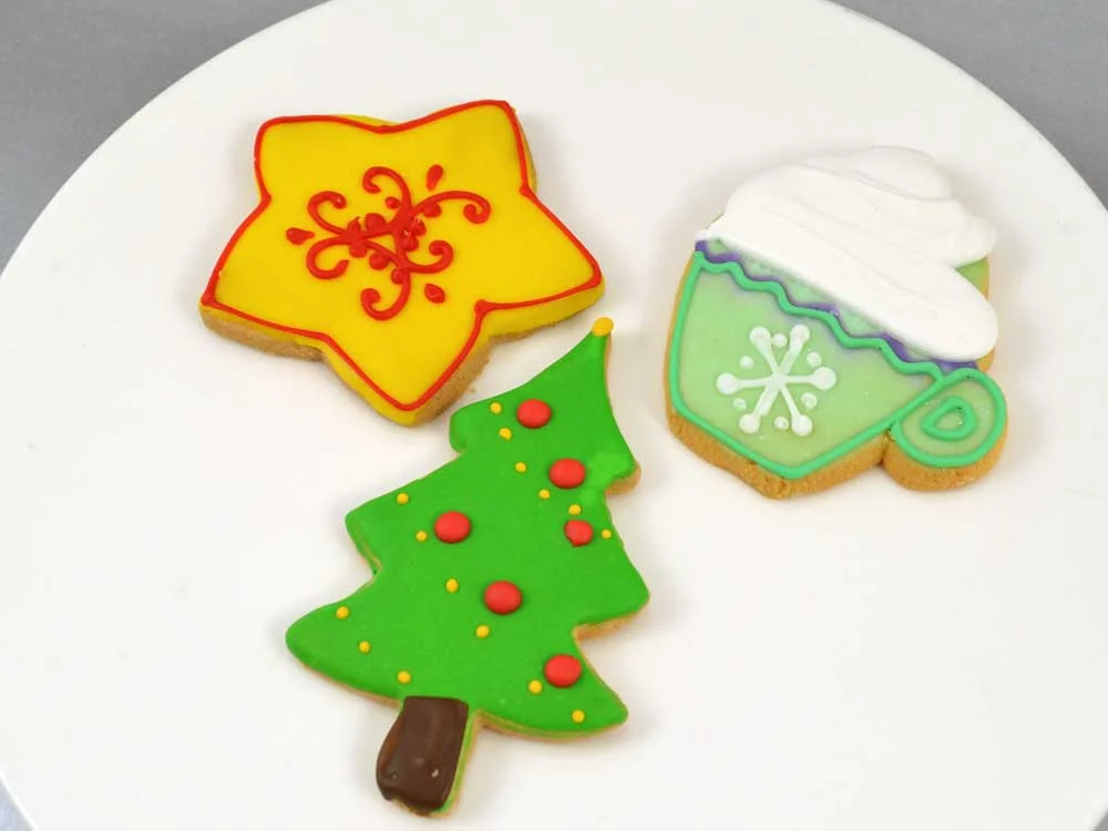 Christmas Tree & Star Cookie
