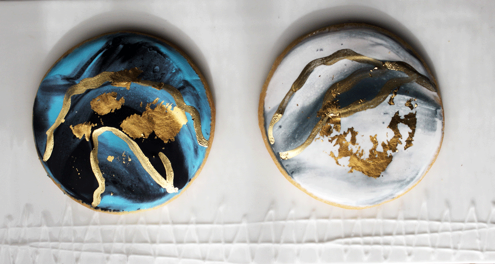 Marbled Iced Cookie