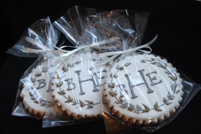 Wedding Favor Monogram Cookie