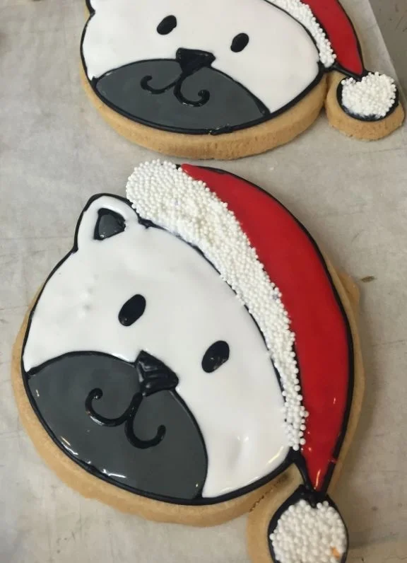 Santa Bear Cookie