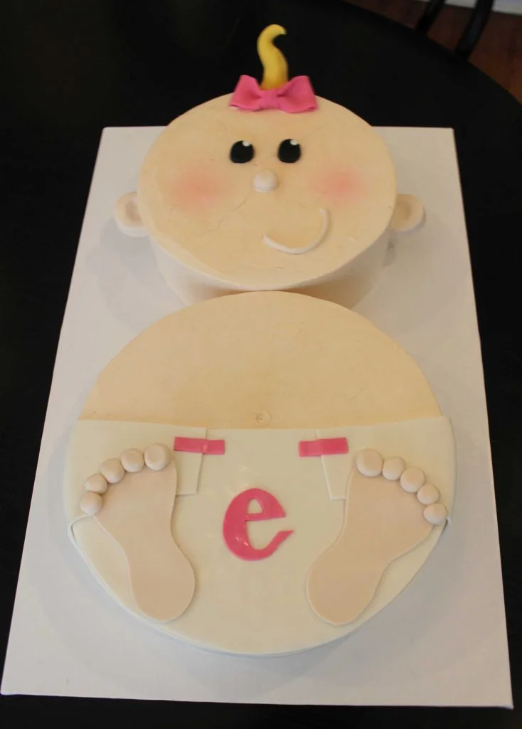 Baby Shaped Cake