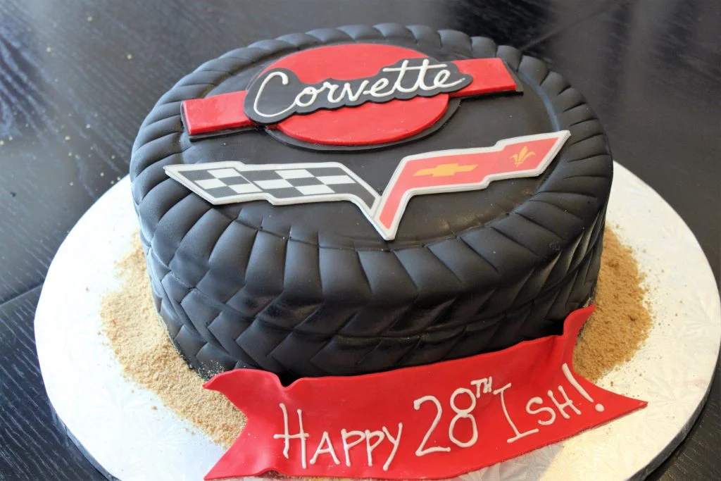 Corvette Tire Cake