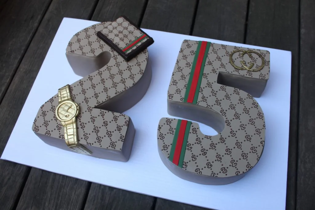 Gucci 25 Cake