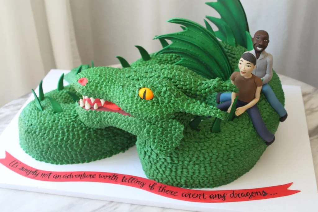 Dragon Homecoming Cake