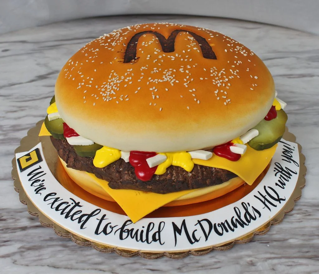 McDonald's Burger Cake