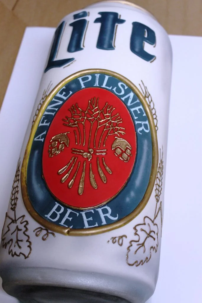Miller Beer Can Cake