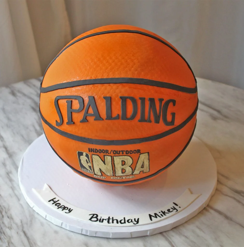Spalding Basketball Cake