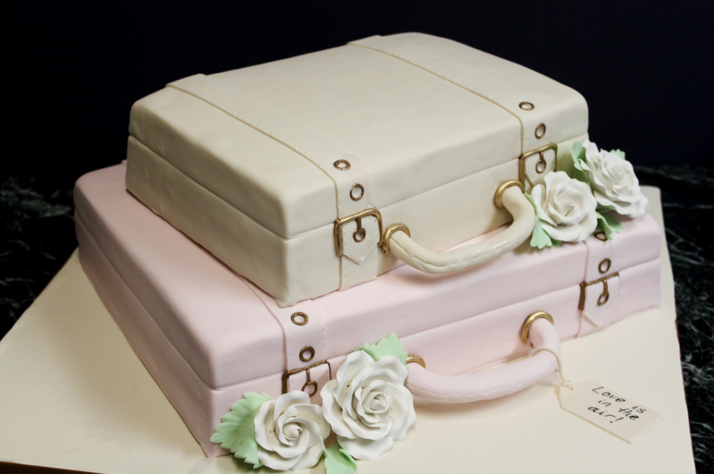 Pastel Suitcase Cake