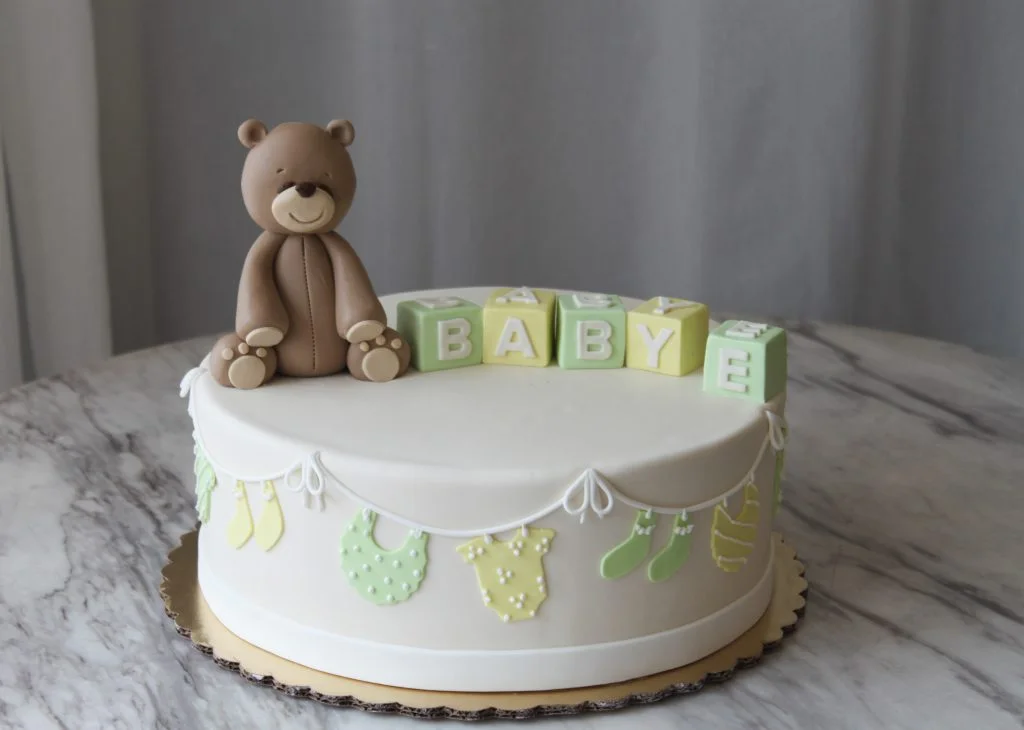 Teddy & Blocks Cake