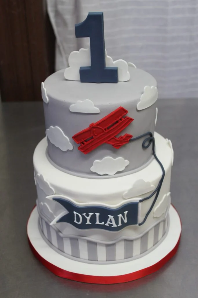 Airplane Baby Cake