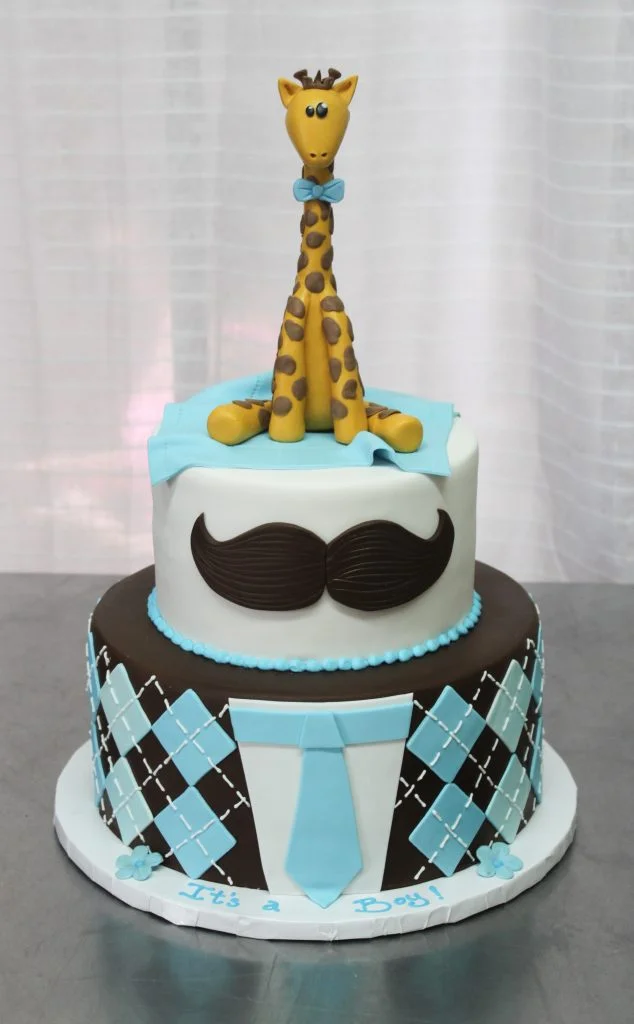 Giraffe Baby Cake