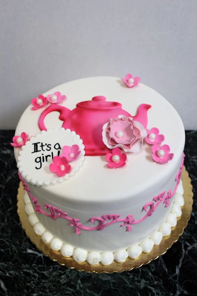 Teapot Baby Cake