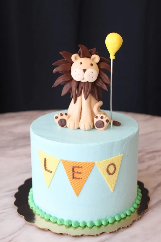 Lion Baby Cake