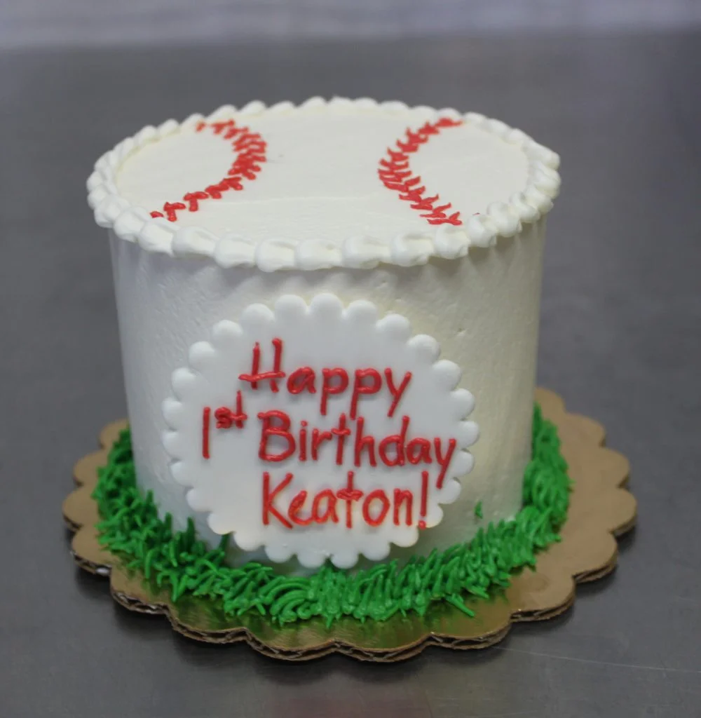 Baseball Smash Baby Cake