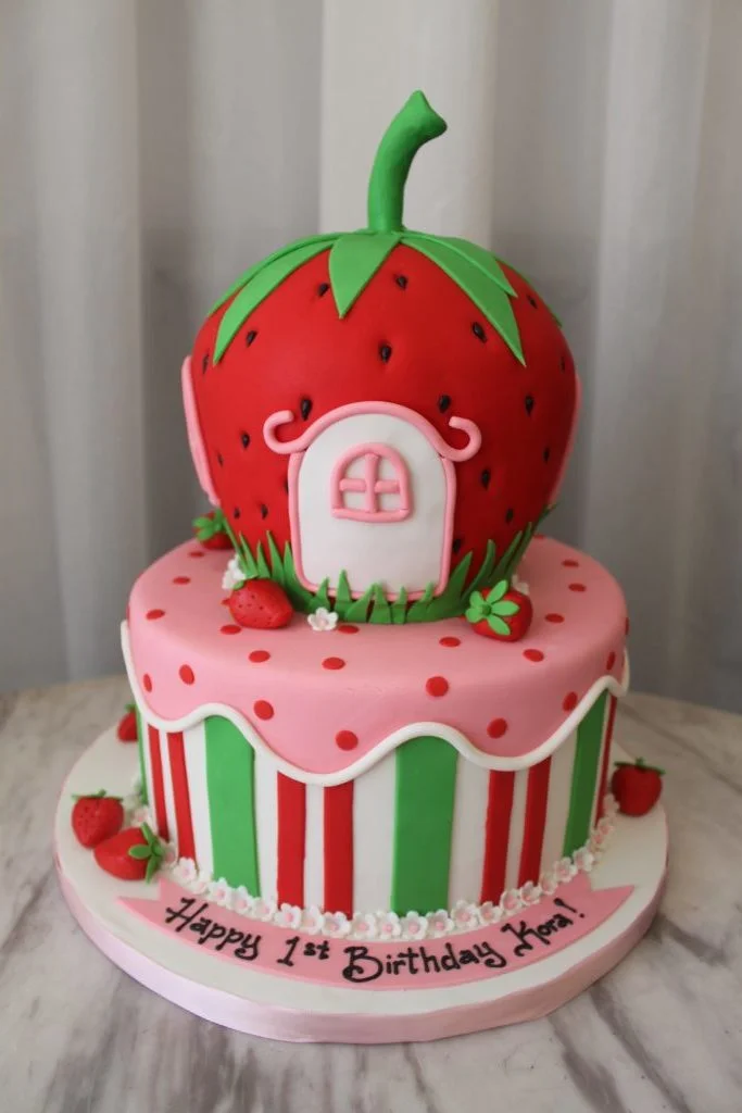Strawberry Baby Cake