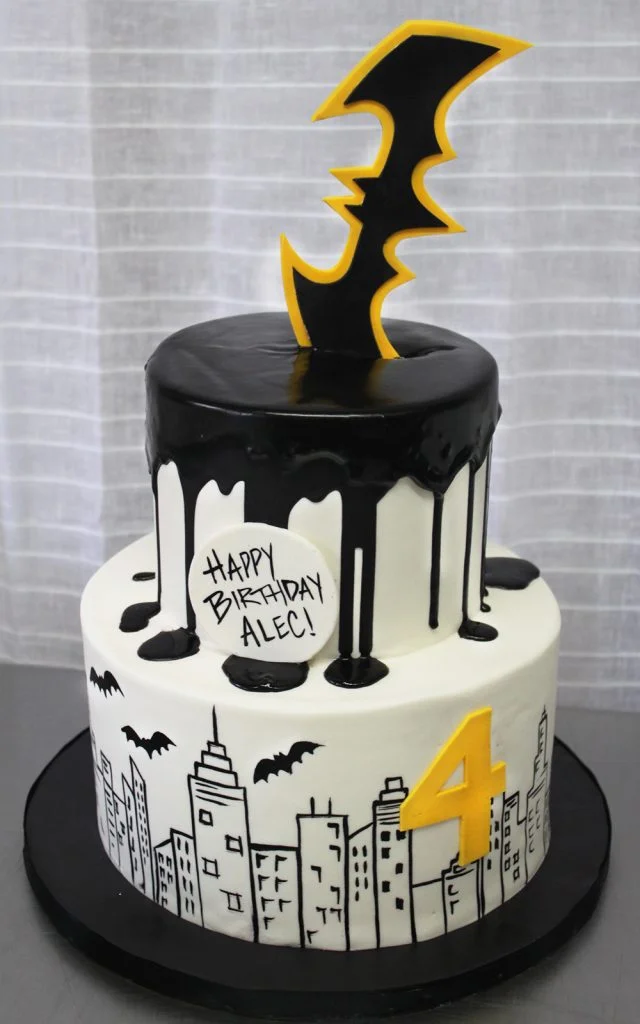 Batman Drip Cake