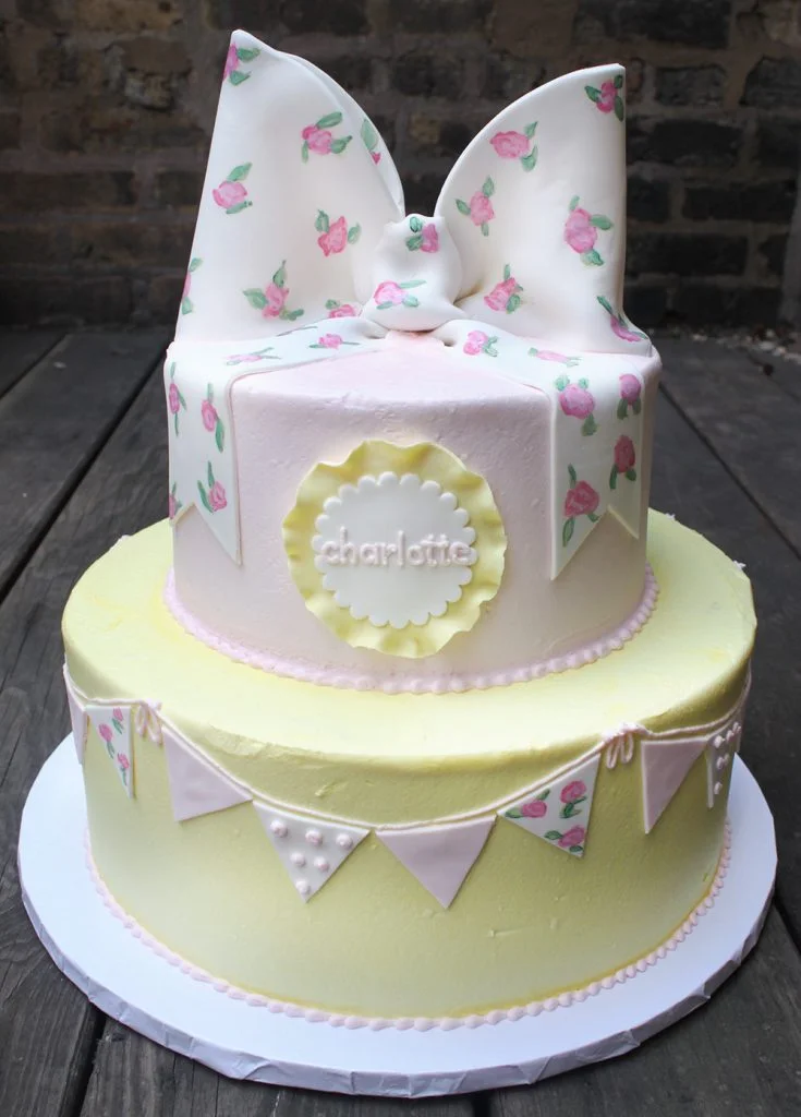 Floral Bow Cake